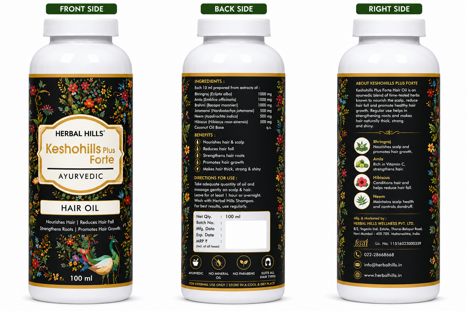 Keshohills Plus Forte – Hair Nourishing Oil